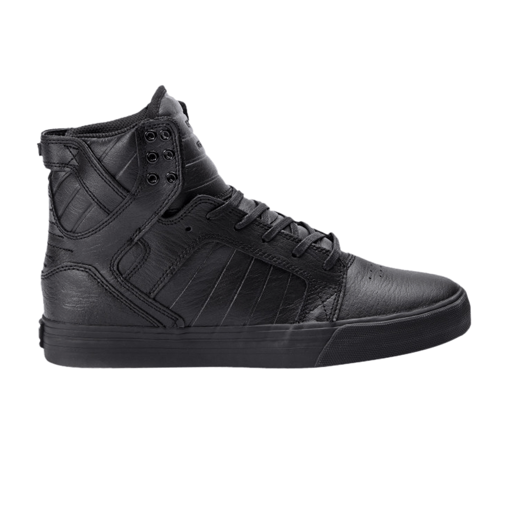 supra skytop black black red