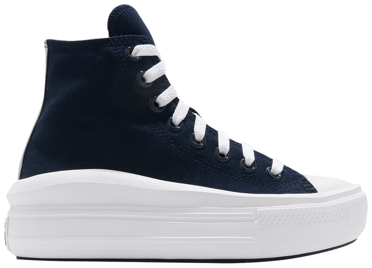 Converse Wmns Chuck Taylor All Star Move High Anodized Metals   Obsidian