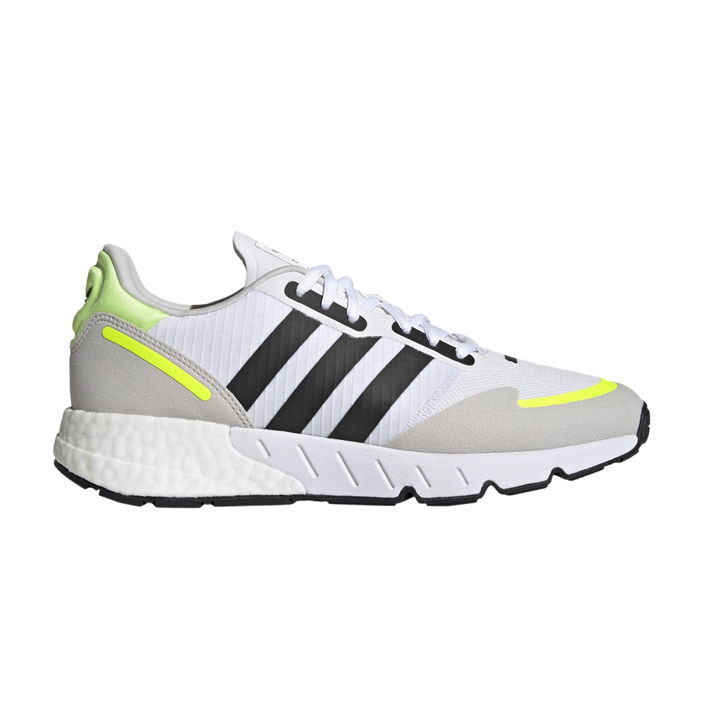 Pre-owned Adidas Originals Zx 1k Boost 'white Solar Yellow'