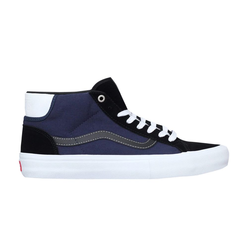 Pre-owned Vans Streetmachine X Mid Skool Pro 'dark Blue'