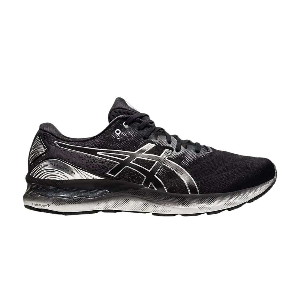 ASICS GEL NIMBUS 23 PLATINUM 'BLACK PURE SILVER'