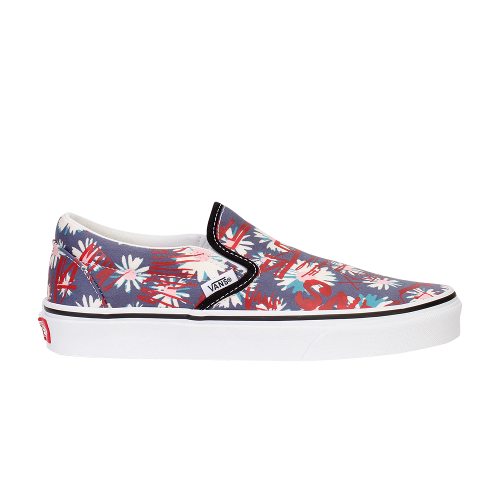 Pre-owned Vans Classic Slip-on 'floral' In Red