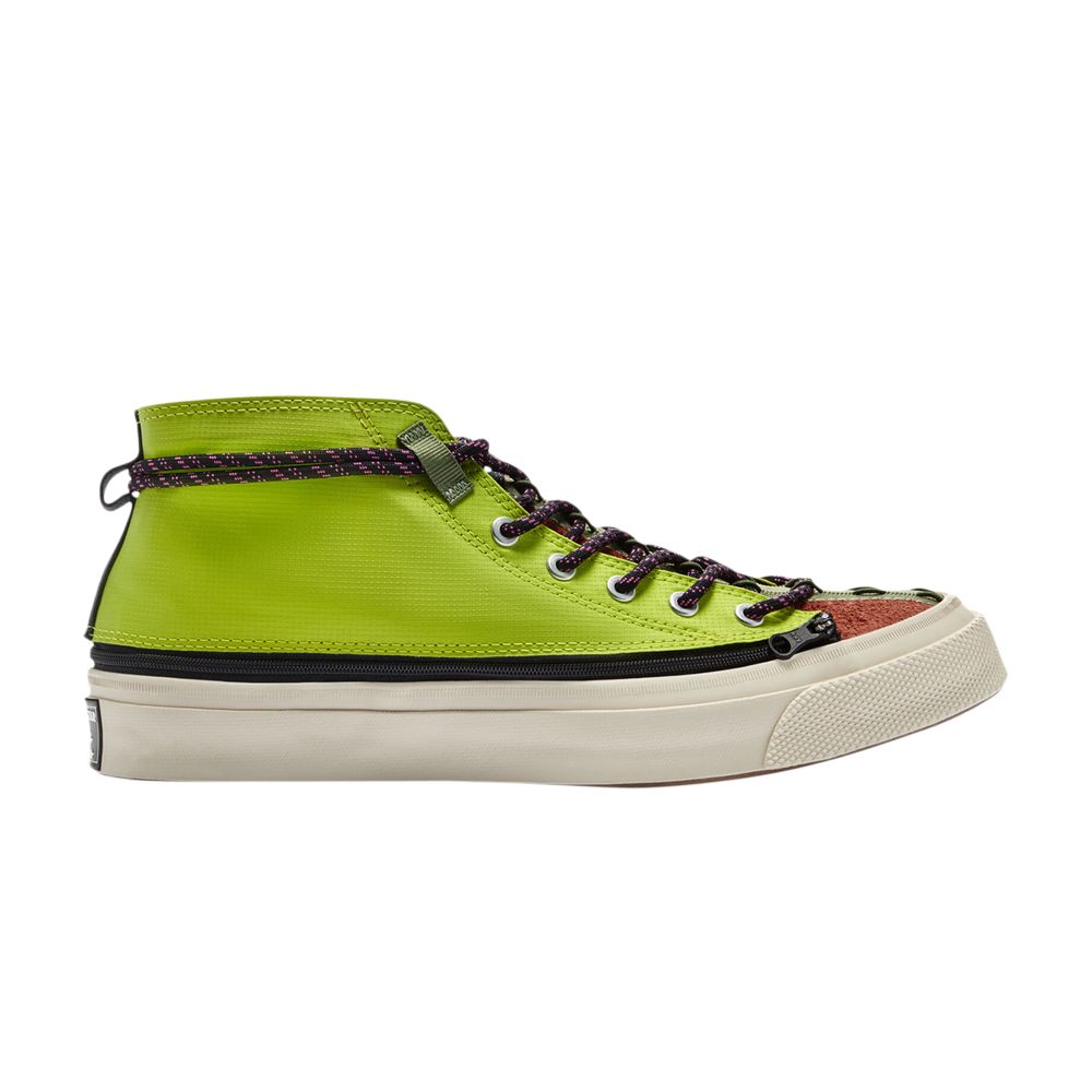 Pre-owned Converse Deck Star Terrain Mid 'love Bird' In Green