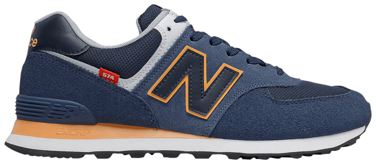 New Balance 574 4E Wide Natural Indigo