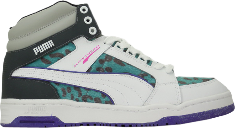 Slipstream Animal Lace Up Mid 'White Fluo Teal'