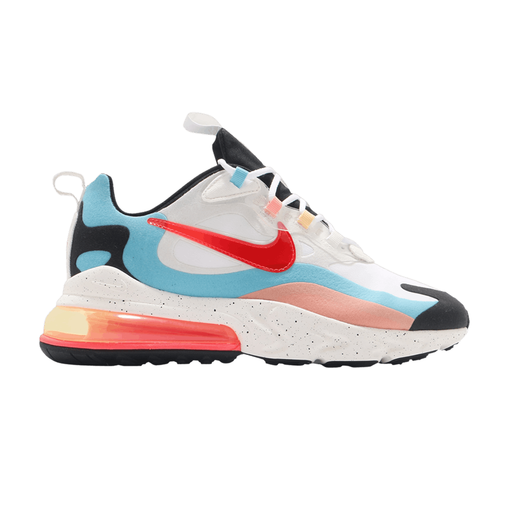 air max 270 react white and red