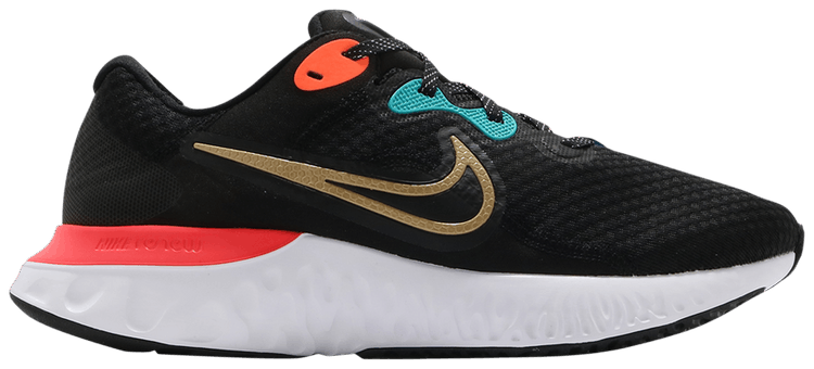Nike Renew Run 2 Black Bright Crimson