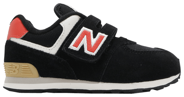 New Balance 574 Toddler Wide Black Ghost Pepper