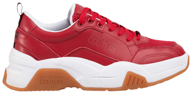 Versace Jeans Couture Low Exaggerated Sole   Red Gum