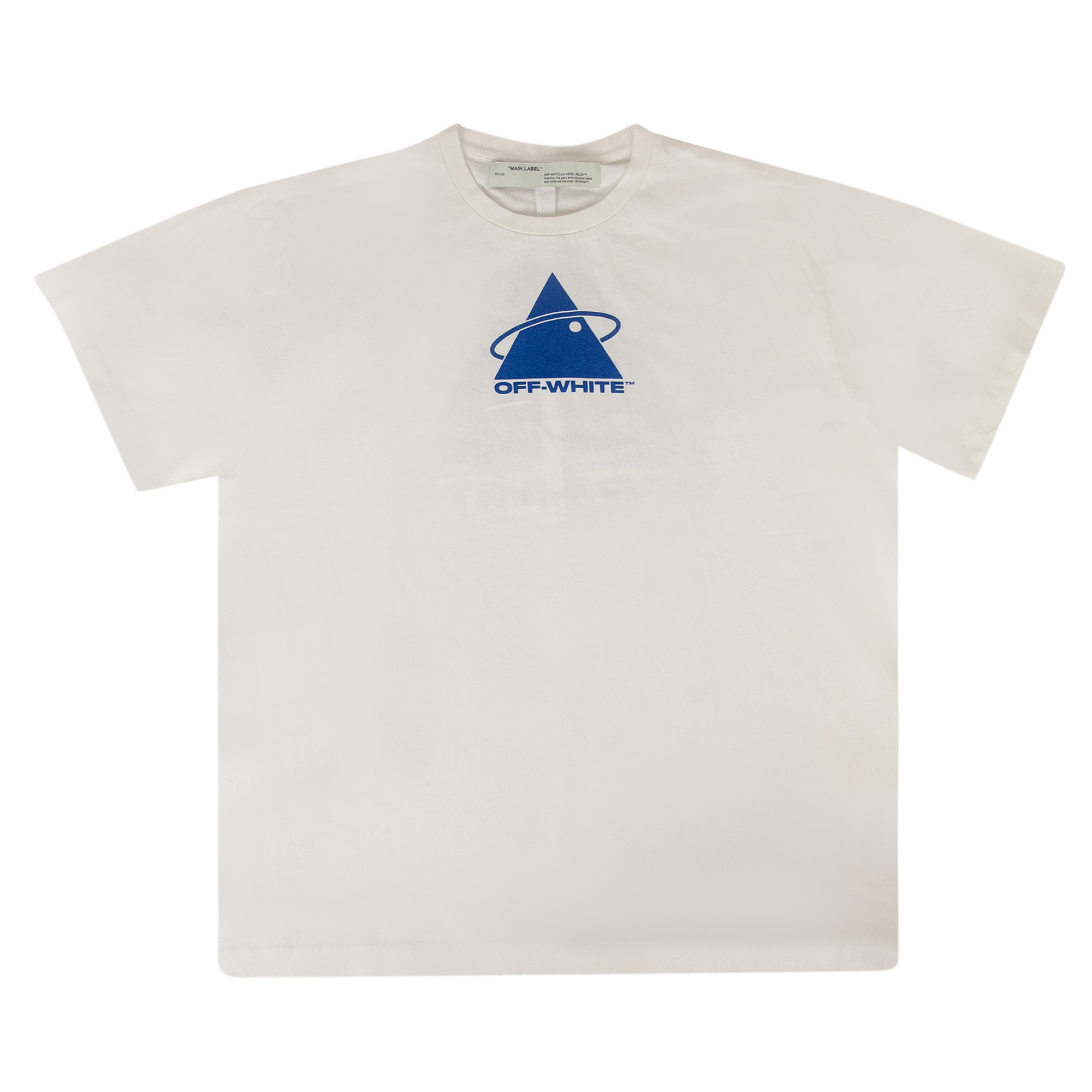 Pre-owned Off-white Triangle Planet Over T-shirt 'white'