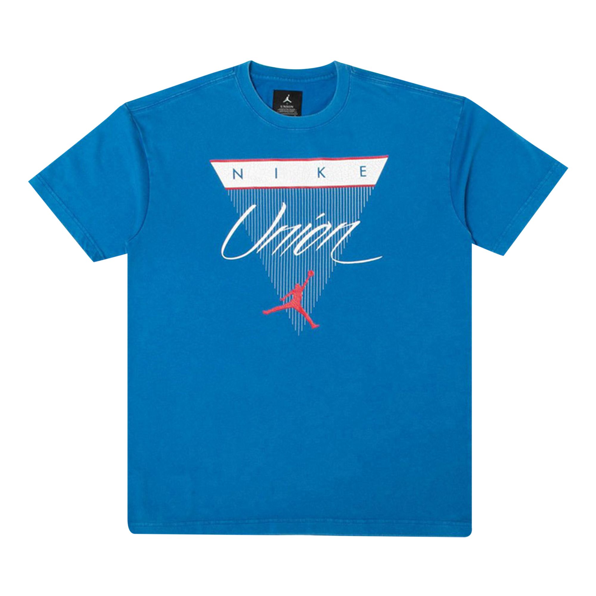 Air Jordan x Union NRG Vault Flight Triangle Tee 'Blue' | Men's Size M