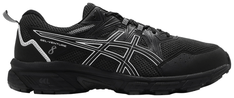 Asics Gel Venture 8 4E Wide Black White
