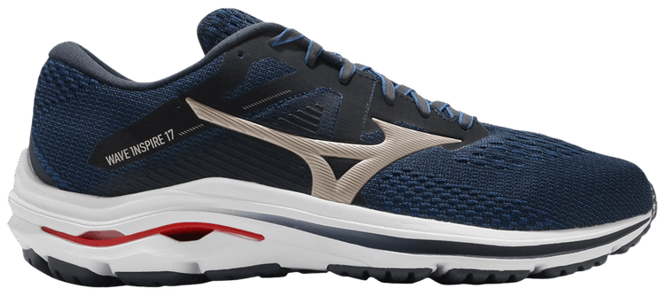Mizuno Wave Inspire 17 Super Wide Navy Gold