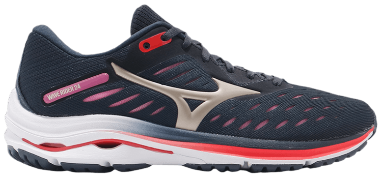 Mizuno Wmns Wave Rider 24 Navy Red