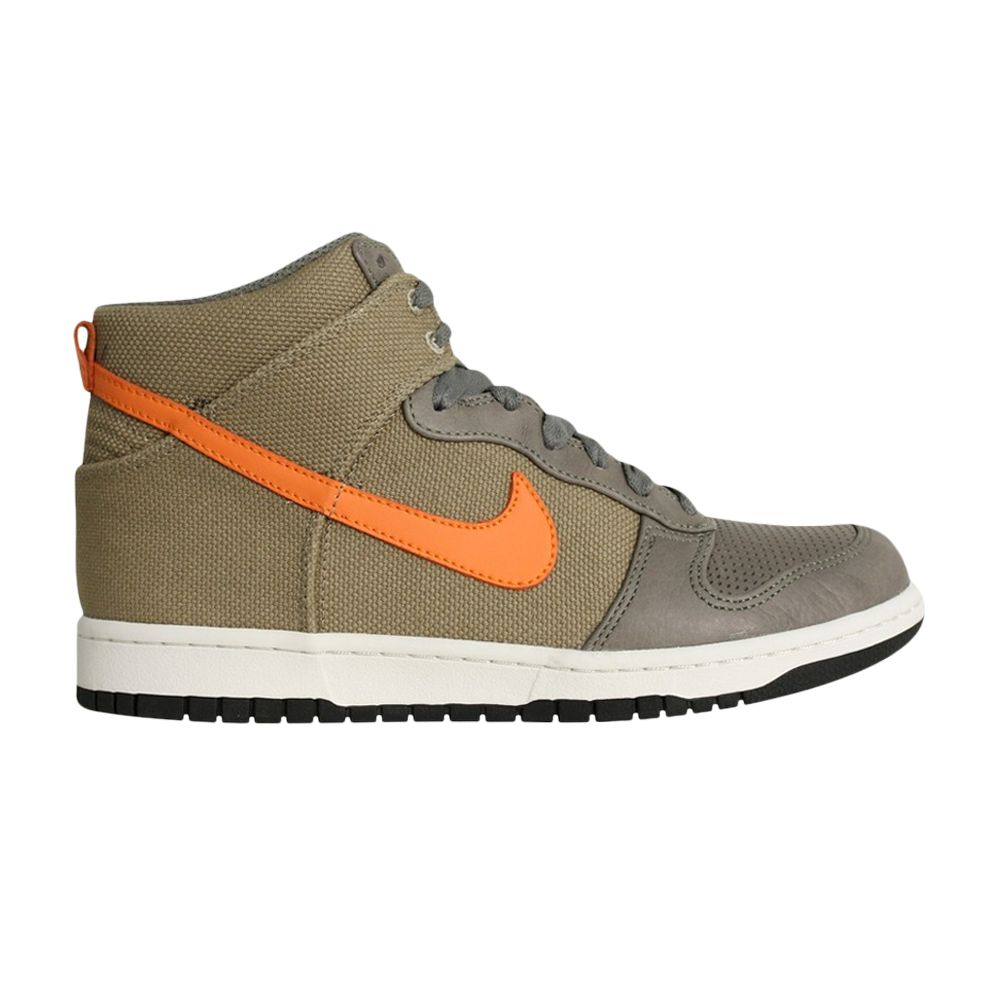 Nike Dunk High Premium 'Classic Olive Mandarin' | Green | Men's Size 7.5 - 317892-381