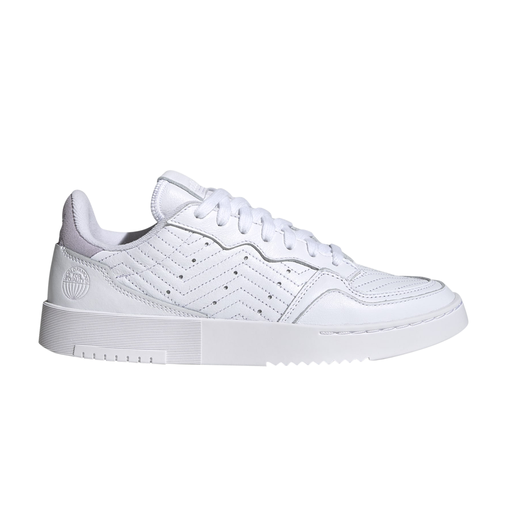 Pre-owned Adidas Originals Wmns Supercourt 'quilted Pattern - White'