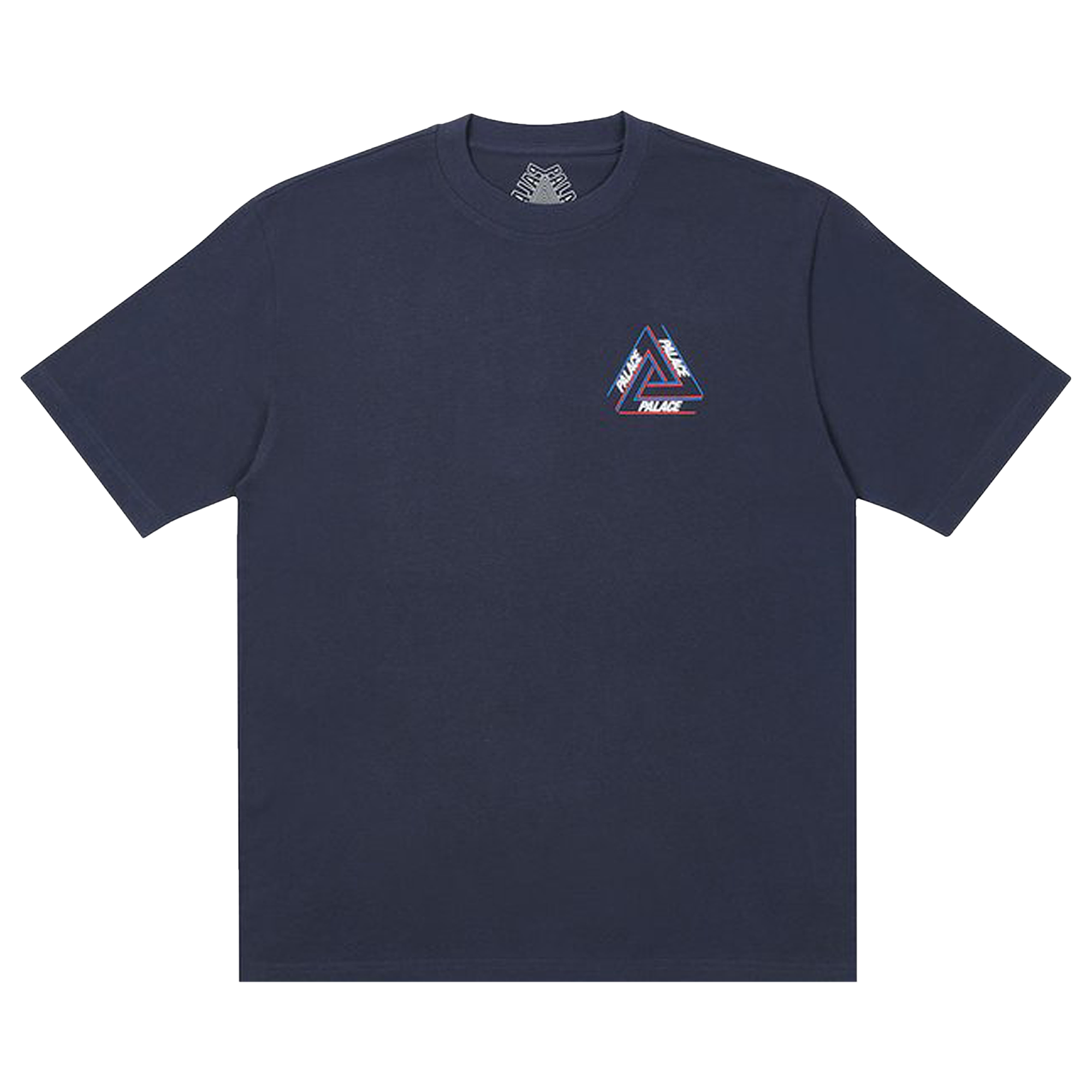 Pre-owned Palace Basically A Tri-ferg T-shirt 'navy' In Blue
