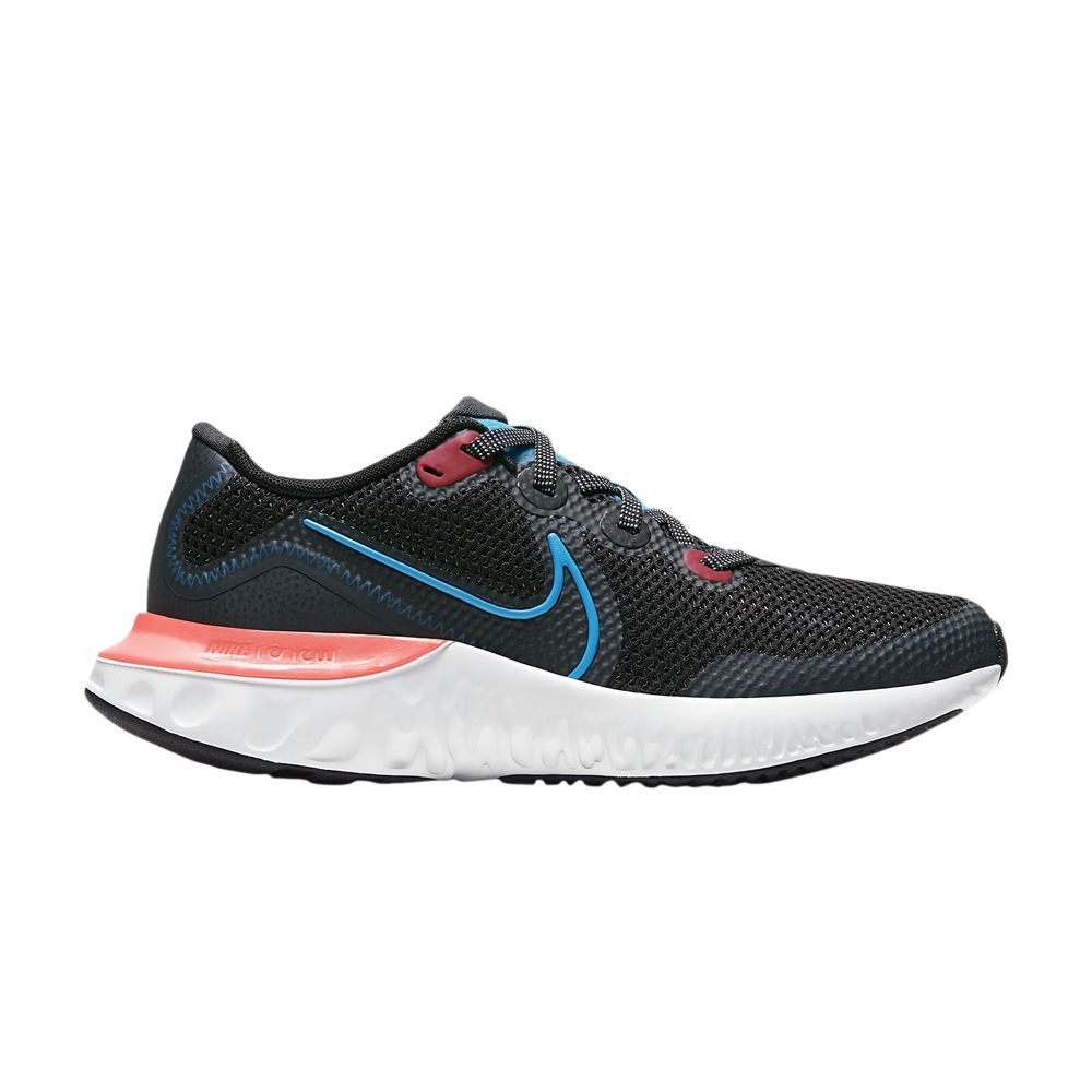 Pre-owned Nike Renew Run Gs 'black Crimson Laser Blue' | Kid's Size 7