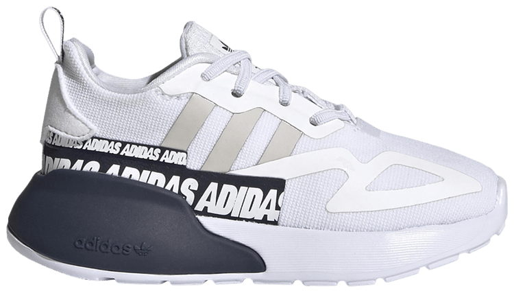 Adidas ZX 2K Infant Wordmark Heel Stripe   White