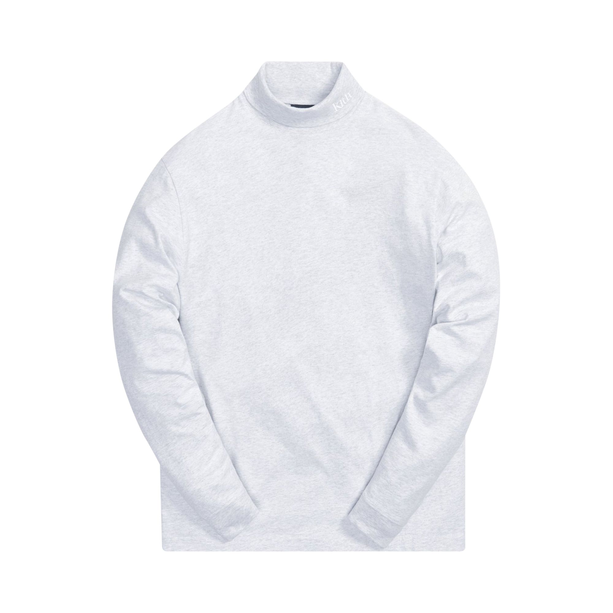 Pre-owned Kith Cortlandt Turtleneck 'light Heather Grey'