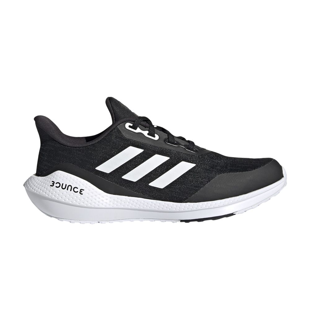 Pre-owned Adidas Originals Adidas Eq21 Run J 'black White' | Kid's Size 7