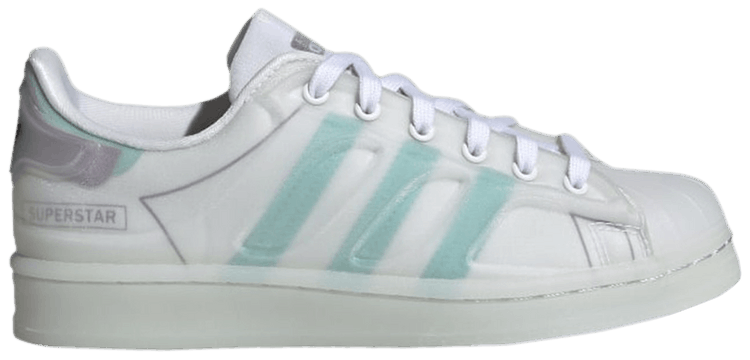 Adidas Superstar Futureshell J White Acid Mint