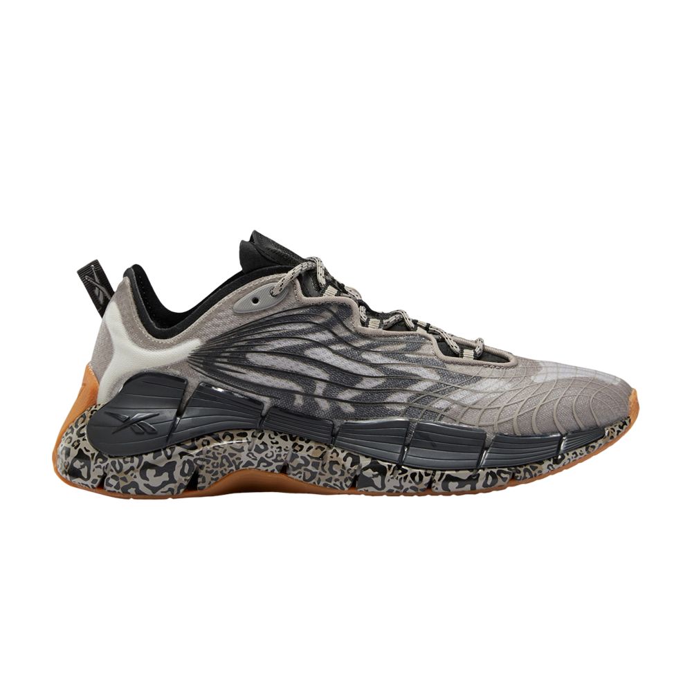Reebok Wmns Zig Kinetica 2 'Animal Print' | Grey | Women's Size 6