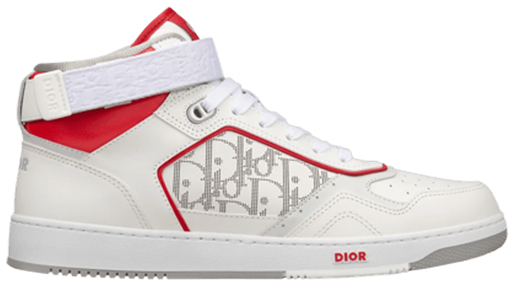 Dior B27 High Dior Oblique Galaxy   White Red