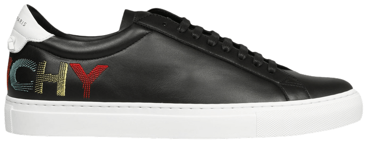 Givenchy Urban Street Low Embroidered Logo   Black
