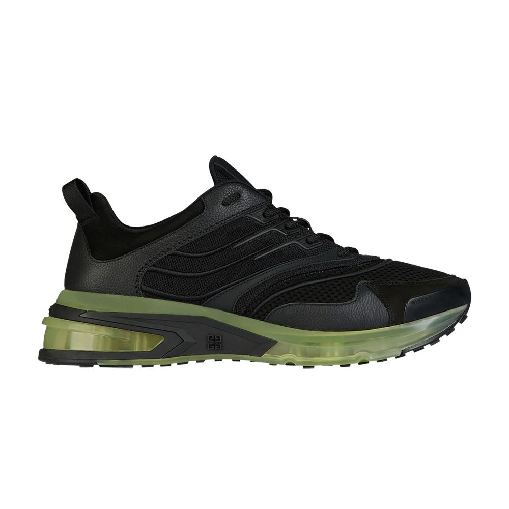 Pre-owned Givenchy Giv 1 Sneaker 'transparent Sole - Black Yellow' | Men's Size 41