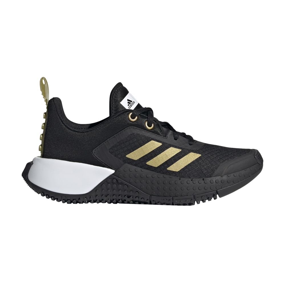 Pre-owned Adidas Originals Adidas Lego X Sport Big Kid 'black Gold Metallic' | Kid's Size 11