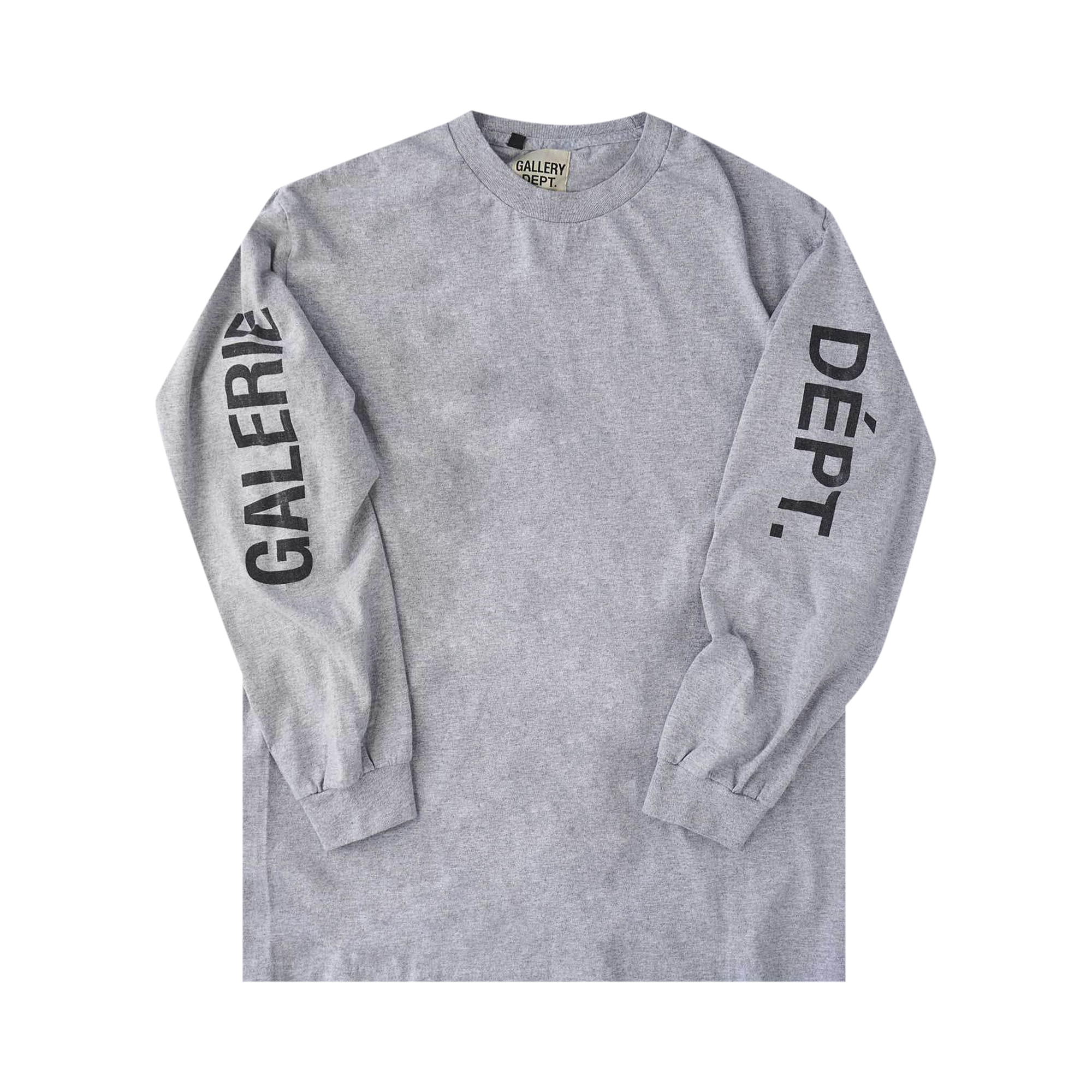 Pre-owned Gallery Dept. French Collector Long-sleeve Tee 'grey'