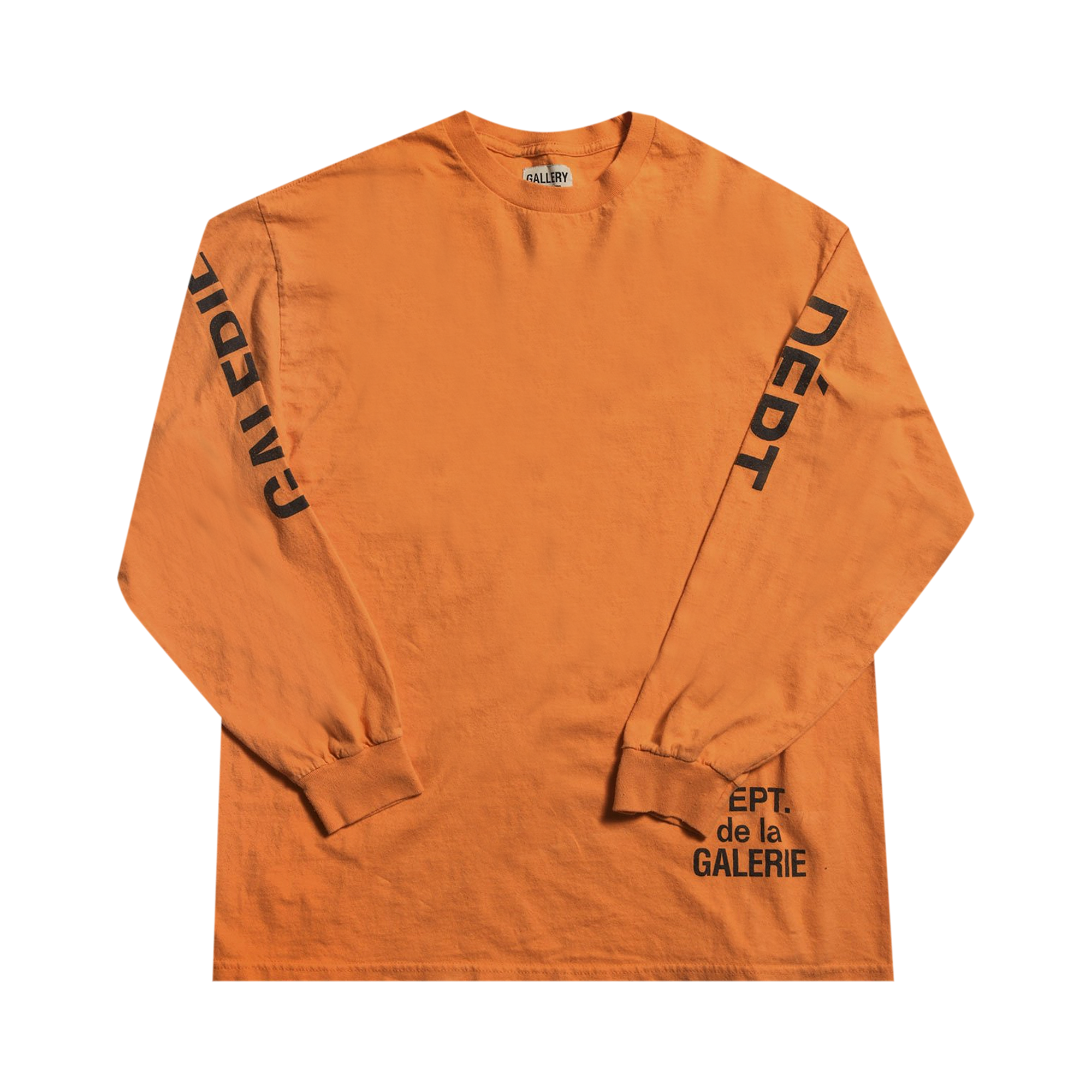 Pre-owned Gallery Dept. French Collector Long-sleeve Tee 'orange'