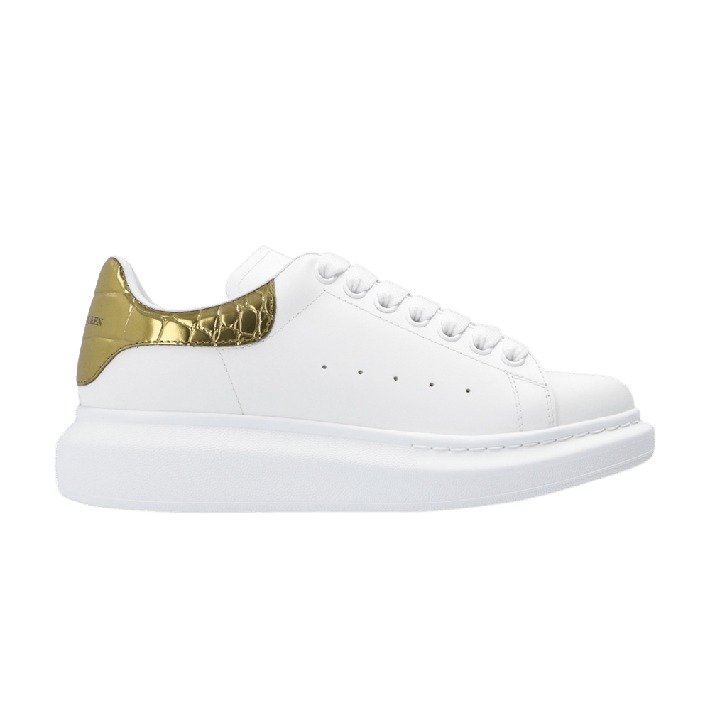 Oversized Sneaker 'Gold Crocodile 