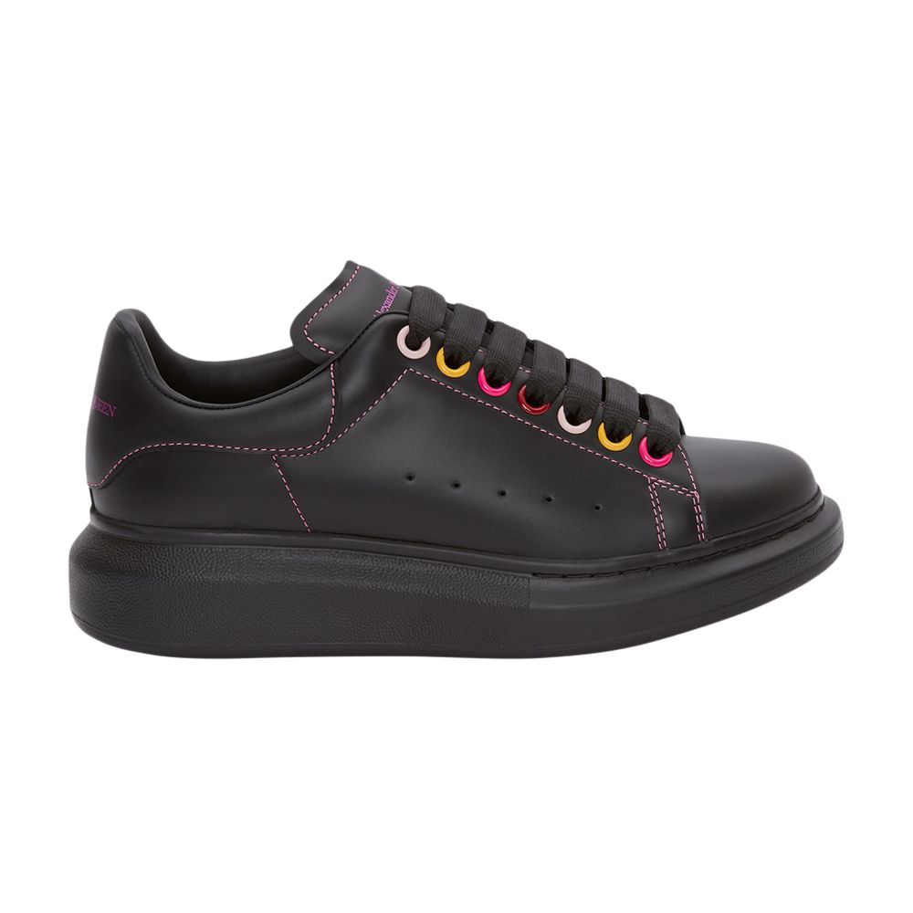 Pre-owned Alexander Mcqueen Wmns Oversized Sneaker 'black Rainbow' | Women's Size 40