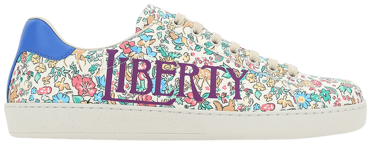 Liberty of London x Gucci Ace Floral   Blue