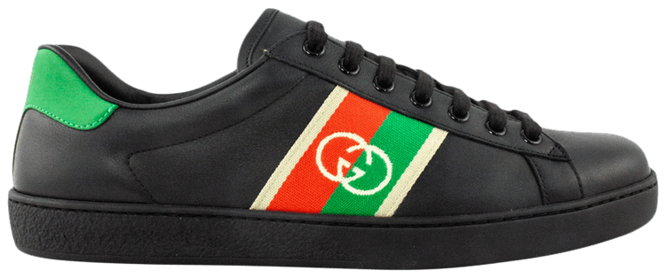 Gucci Ace Interlocking G   Black