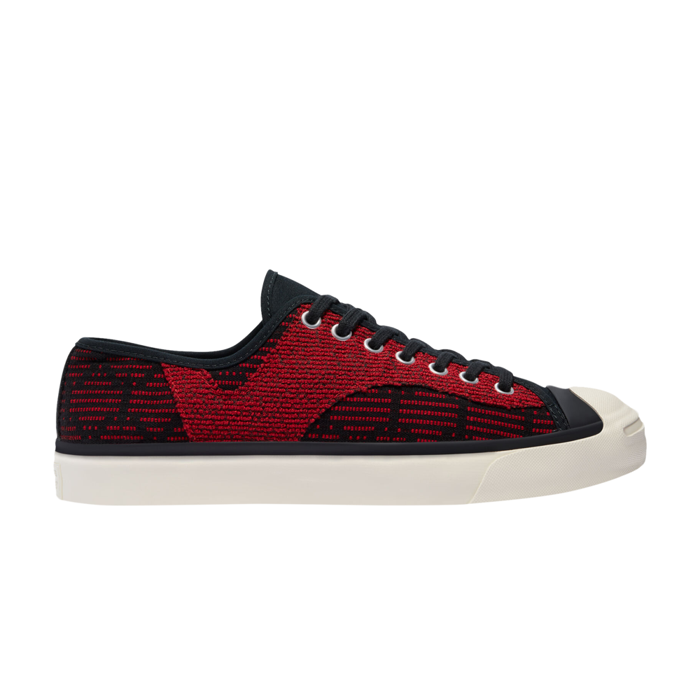 Pre-owned Converse Jack Purcell Rally 'patchwork - Tomato Puree' In Red