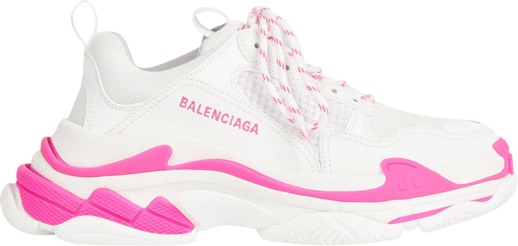 Balenciaga Wmns Triple S Sneaker 'White Fluo Pink'