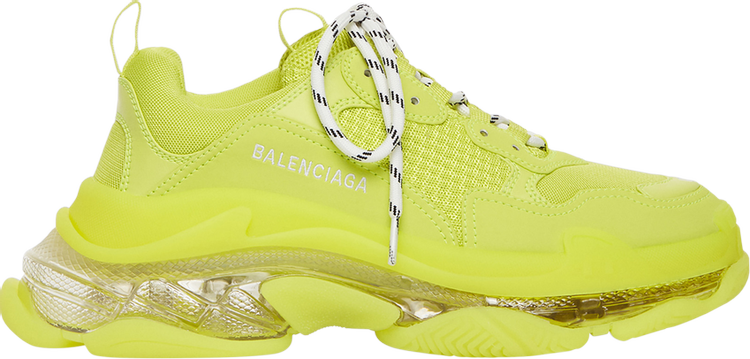 Balenciaga Wmns Triple S Sneaker 'Clear Sole - Fluo Yellow'