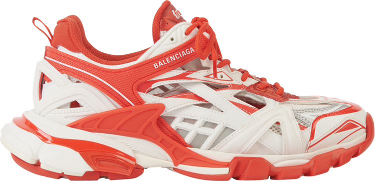Balenciaga Track.2 Open Sneaker 'White Red