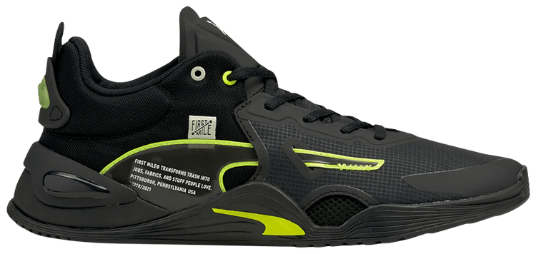 First Mile x Puma Fuse Black Soft Fluo Yellow