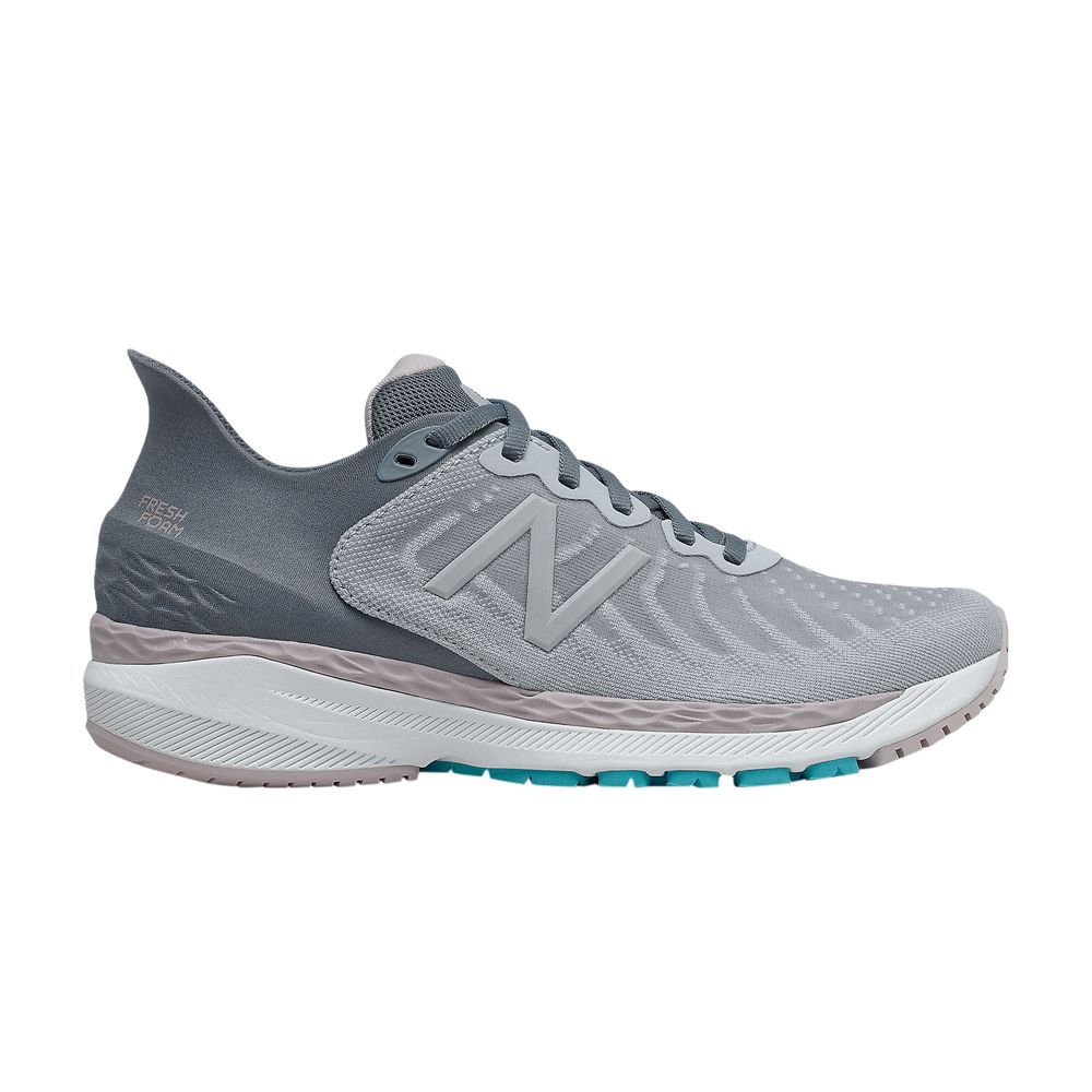 Pre-owned New Balance Wmns Fresh Foam 860v11 'light Cyclone Logwood' In Grey
