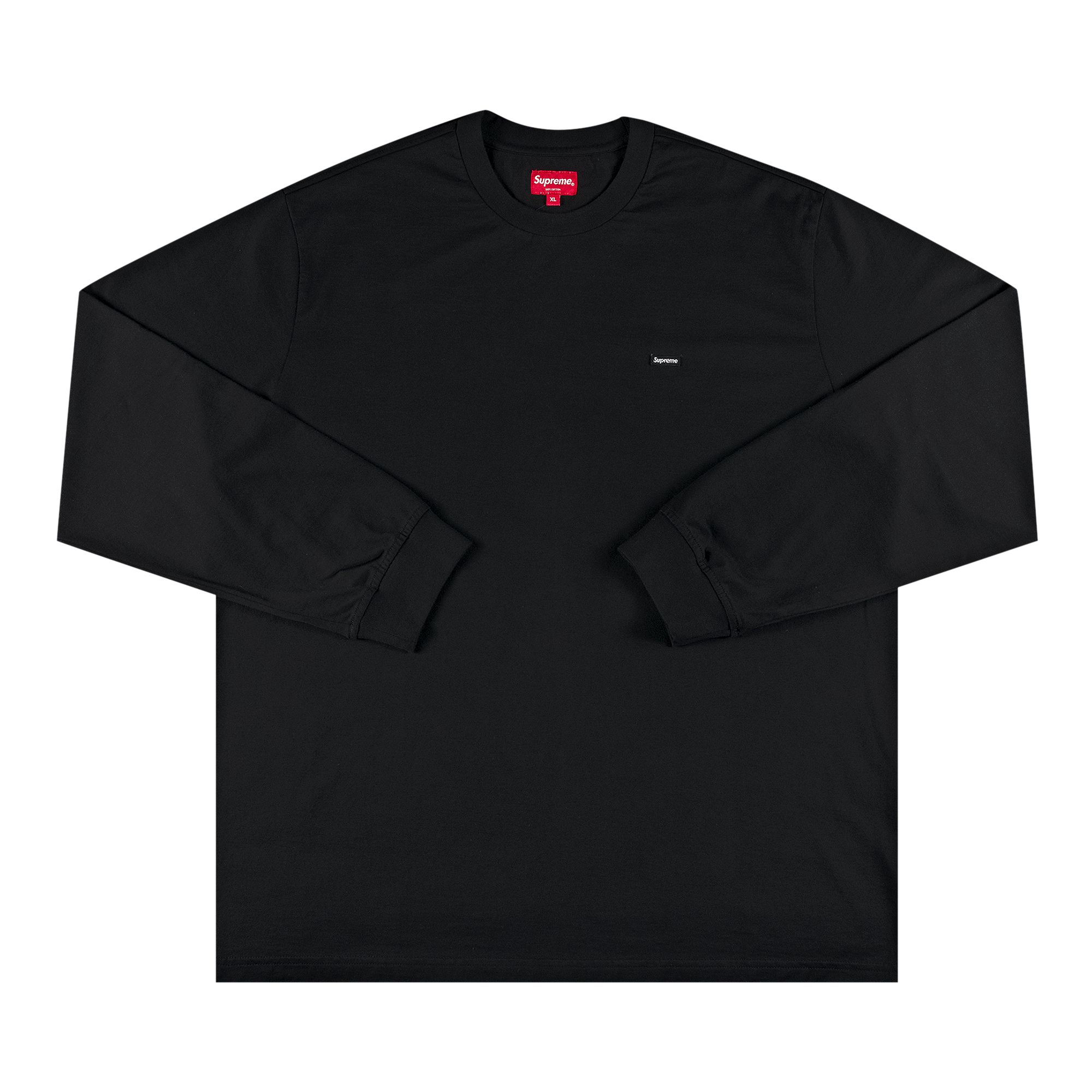 SUPREME SUPREME SMALL BOX LONG-SLEEVE TEE 'BLACK'