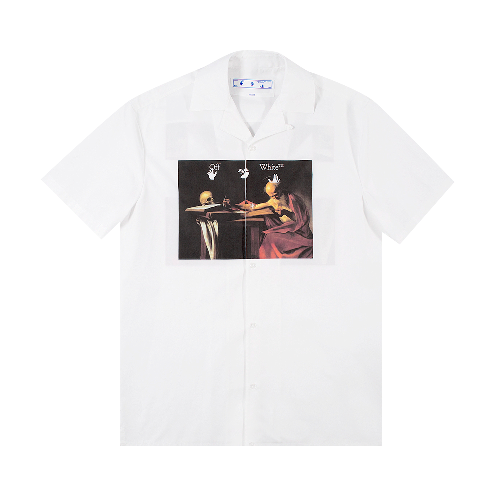 Pre-owned Off-white Caravaggio Bowling Shirt 'white/red'