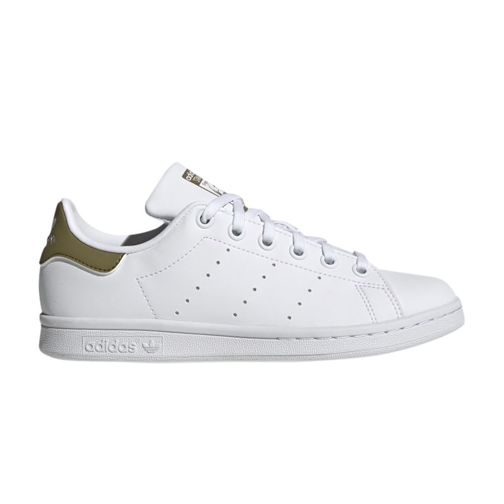 Pre-owned Adidas Originals Adidas Stan Smith J 'white Wild Moss' | Kid's Size 4