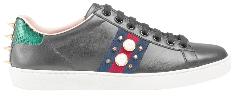 Gucci Wmns Ace Studded Black
