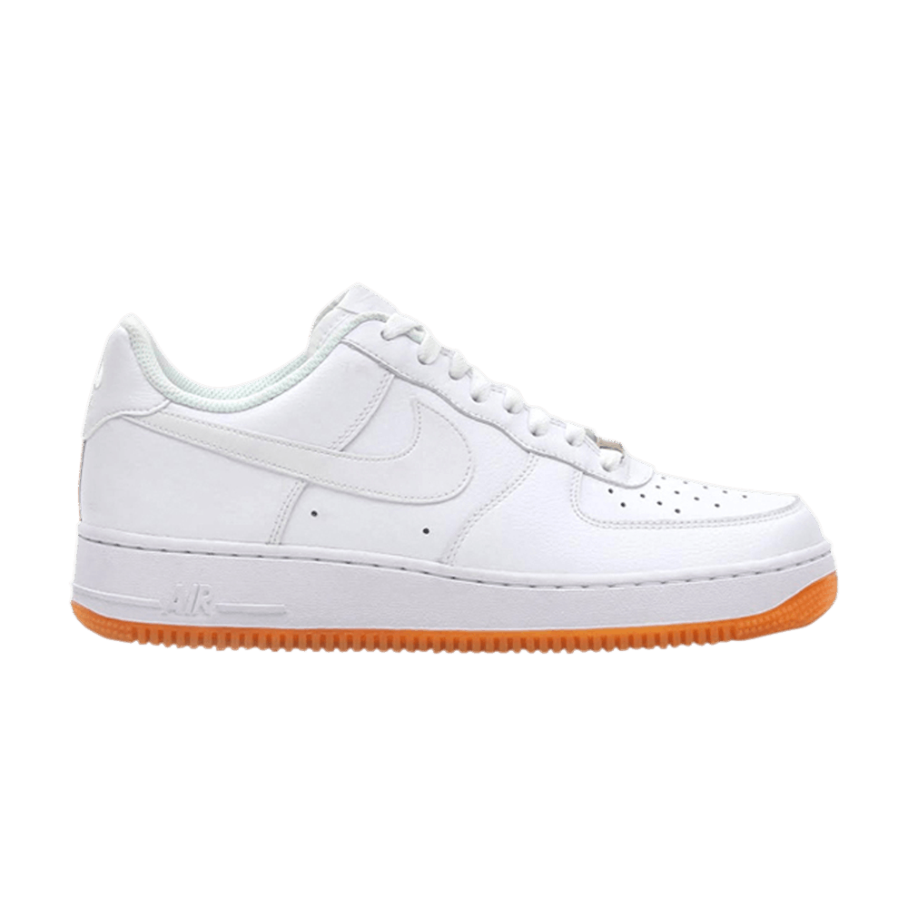 air force ones white gum bottom