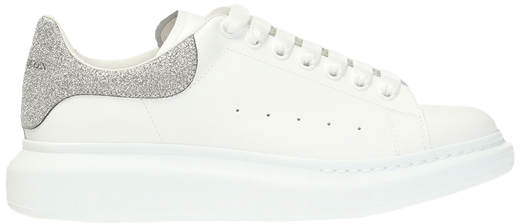 Alexander McQueen Oversized Sneaker White Silver