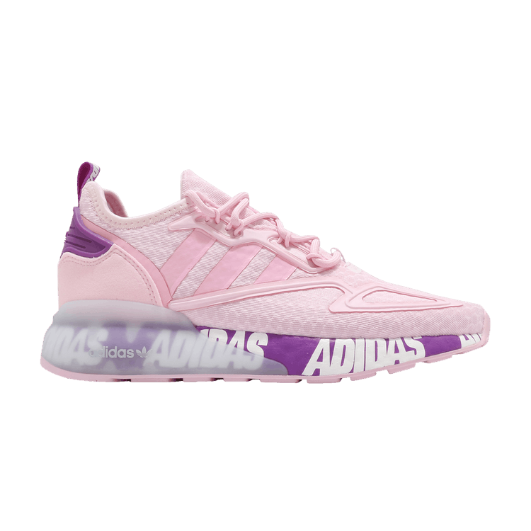 Buy Wmns ZX 2K Boost Bold Logo Graphic Pink Ultra Purple FX7058 GOAT DE